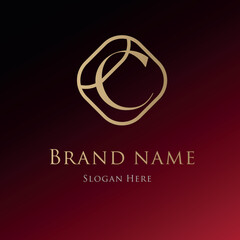 Fototapeta premium Luxury logo with rich colors