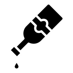 tequila bottle glyph 