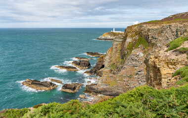 Views around South Stack Lighthouse with the heather out
