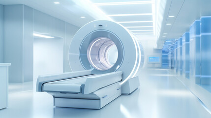 3D render of a modern scan machine, MRI,  - obrazy, fototapety, plakaty