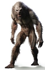 Fototapeta premium A savage werewolf attacks. Great for fantasy, DnD, RPG, TTRPG, horror and more. 