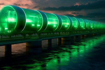 Green h2 Hydrogen renewable energy production pipeline
