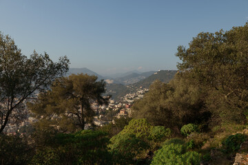 Obraz premium View of Nice from Mont Boron trail