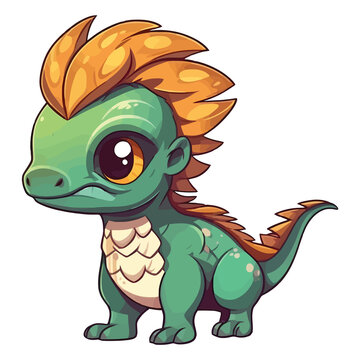 2d Cute Pachycephalosaurus Dinosaur