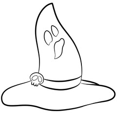 cartoon Halloween hat 