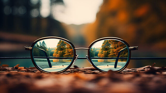 A Clear View into the Future created with Generative AI technology