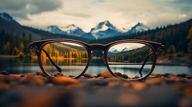 A Clear View into the Future created with Generative AI technology