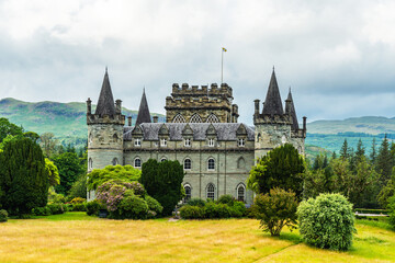 Inveraray Castle, Clan Campbell, Loch Fyne, Argyll, Scotland, UK
