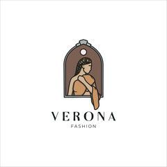 Celestial Woman logo design, feminine, boho woman