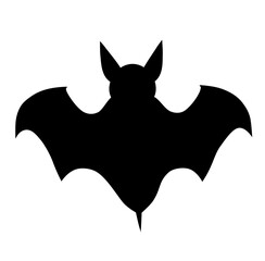 Cute bat halloween silhouette