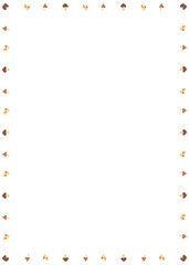 Rectangle Autumn Border A4