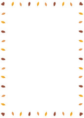 Rectangle Autumn Border A4