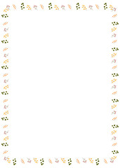 Rectangle Autumn Border A4