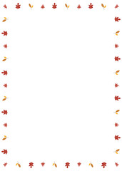 Rectangle Autumn Border A4