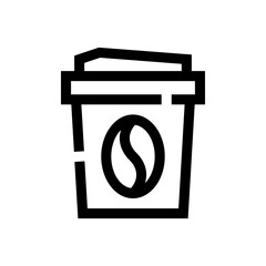 coffee line icon