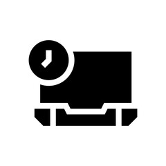 laptop glyph icon