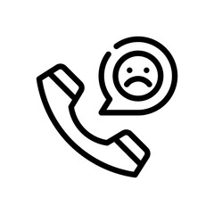 phone survey line icon