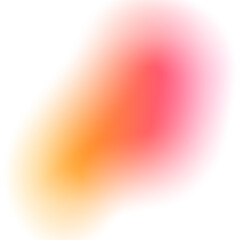 Pink Blurred Gradient Shape