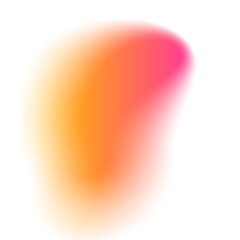 Pink Blurred Gradient Shape