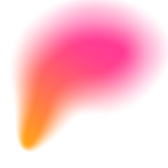 Pink Blurred Gradient Shape