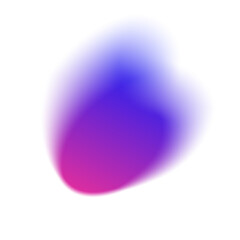 Purple Blurred Gradient Shape