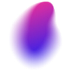 Purple Blurred Gradient Shape