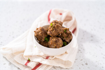 Oven Baked Meatballs