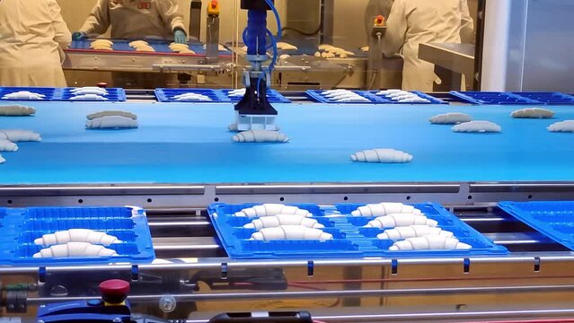 The software ensures the quality work of automated robots the factory. For precise work on conveyor, software is used. Factory for the production of bread, rolls, croissants use the latest software.