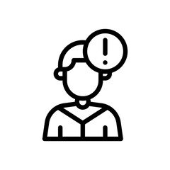 problem line icon