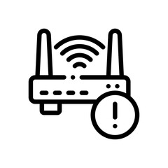 no internet line icon