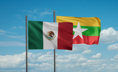 Myanmar Faso flag