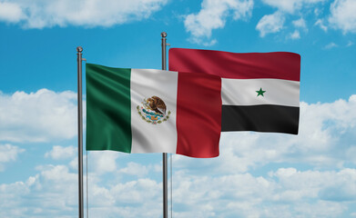 Venezuela and Mexico flag