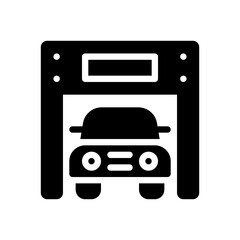 parking glyph icon