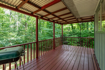 Fototapeta premium outdoor patio porch area