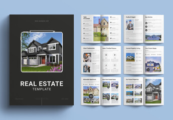Real Estate Template Brochure Layout