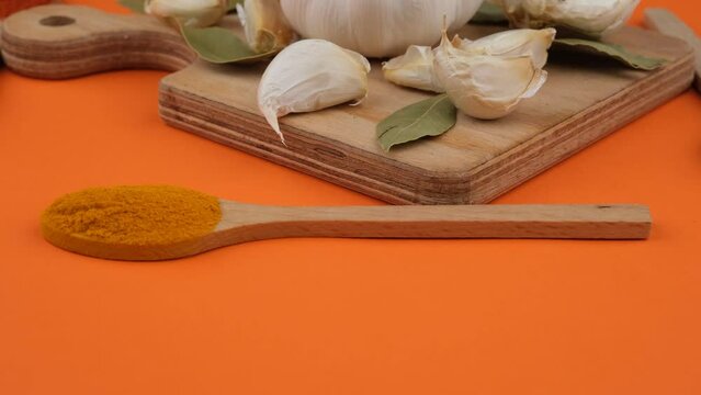 garlic and spice