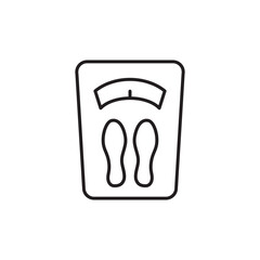 Scale weight vector icon. Scale weight flat sign design. Scale weight symbol pictogram. UX UI icon