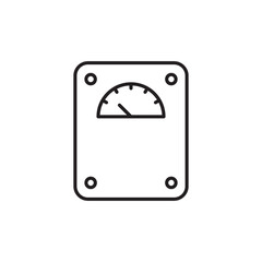 Scale weight vector icon. Scale weight flat sign design. Scale weight symbol pictogram. UX UI icon