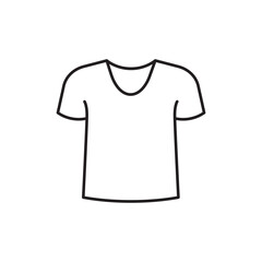 Shirt vector icon. T-Shirt icon. Shirt flat sign design. Shirt symbol pictogram. UX UI icon