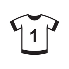 Shirt vector icon. T-Shirt icon. Shirt flat sign design. Shirt symbol pictogram. UX UI icon