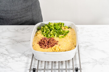 Macaroni and cheese with broccoli