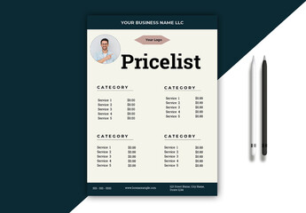 Pricelist Flyer Template
