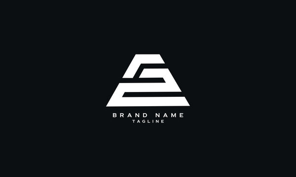 FGS, FGC, GSC, SGC, GB, BG, Abstract initial monogram letter alphabet logo design