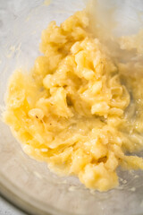 Mashed bananas