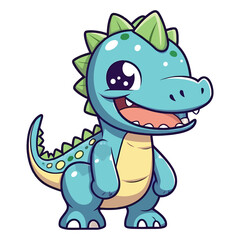 Obraz premium Cute Camarasaurus Dinosaur Illustration