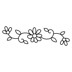 flower cartoon vector 3