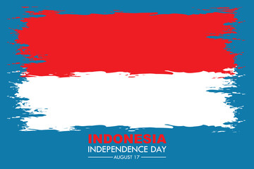 Indonesia Independence Day Vector Illustration