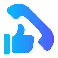 best customer experience gradient icon