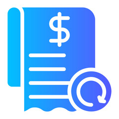 installment gradient icon