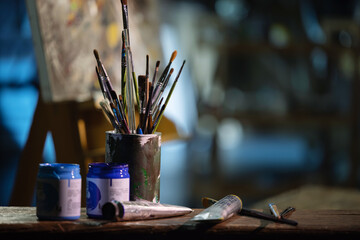 Studio art supplies
